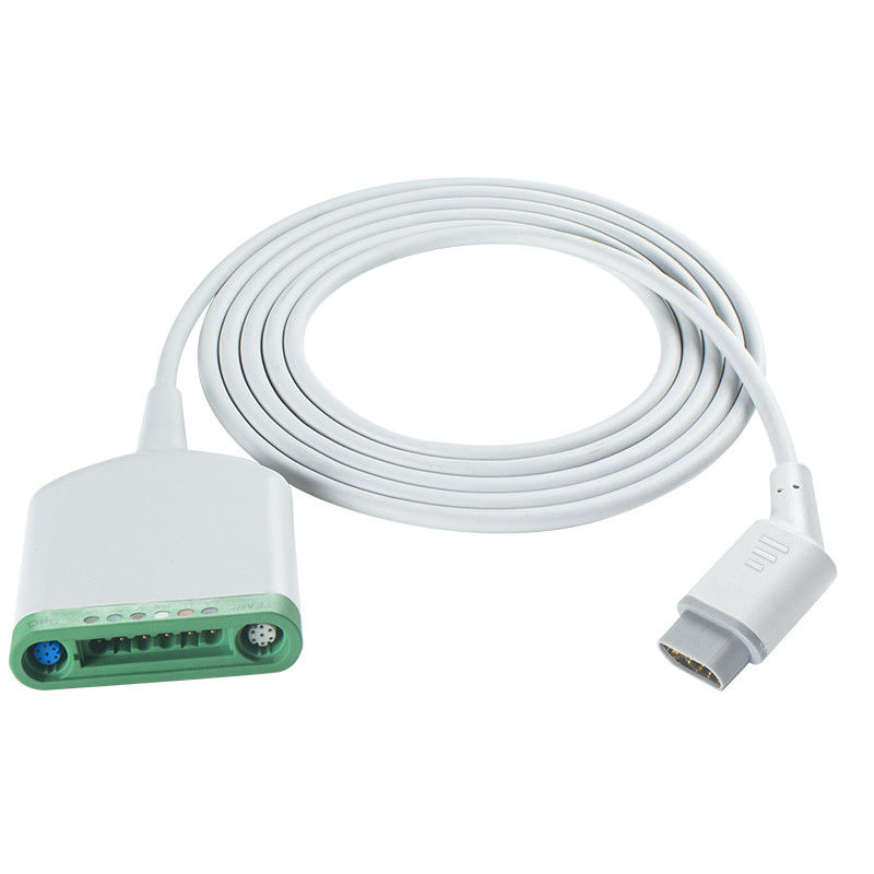 Multimed 6 Pod 환자 케이블 3.5M 6Lead ECG와 SpO2/온도/ECG 기능에 호환됩니다.