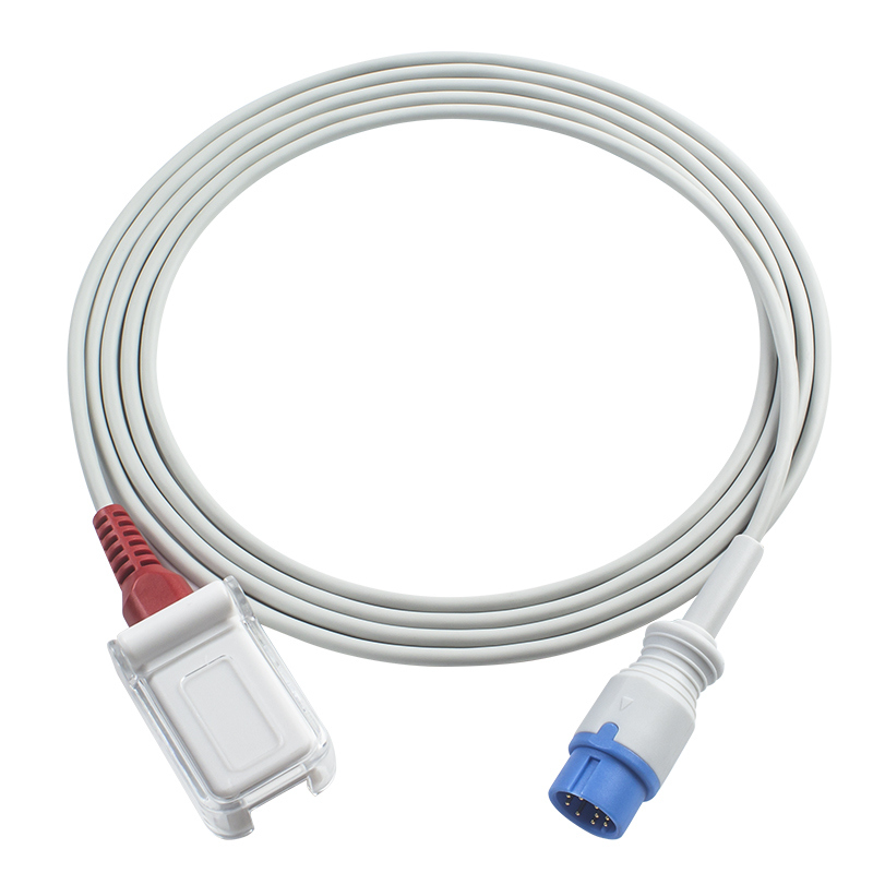 Biolight 9pin Reusable SpO2 Sensor Extension Cable Ma-simo Red Tech