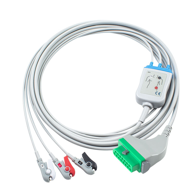 후쿠다 덴시 CIO-07CTP-5NA CIO-07CTP-3NA ECG 케이블 15Pin DSL-8001 DSL-8001R 다이나스코프 DS-8100 DS-8200 DS-8500
