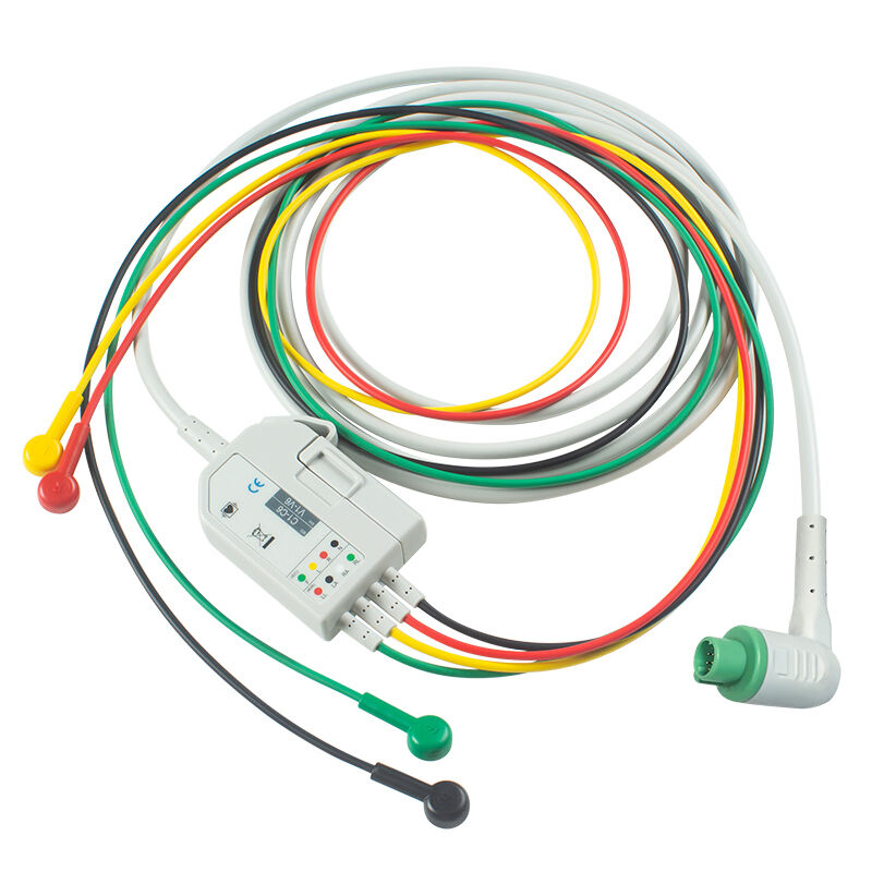 스트라이커 M- 에드트로닉 피지오 컨트롤 LIFEPAK 12 120 15 디피브리레이터 ECG EKG 케이블 및 납 와이어 11111-000018 11111-000020