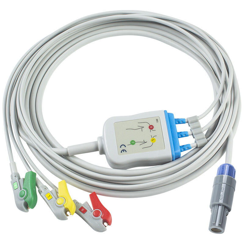 삼성 7핀 3리드 일체형 ECG 케이블 및 도선