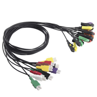 GE 마커트 10 리드 엑스레이 ECG 라디오트랜슬루슨트 케이블과 리드선
