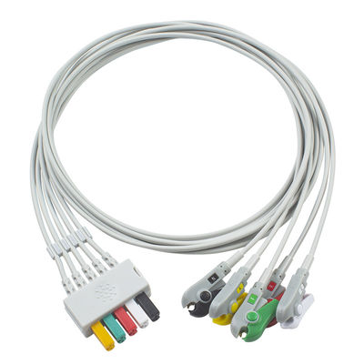 지멘스 / 드라거 5956359 MP03414 ECG 리드선 5Lead ECG 분리할 수 있는 케이블