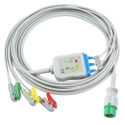 Yonker 한 조각 ECG 케이블 및 리드 와이어 9pin ECG 케이블 3채널 EKG 케이블