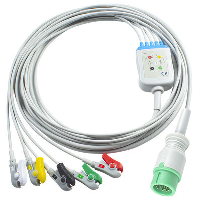 5 납 TPU 직접 연결 ECG 케이블