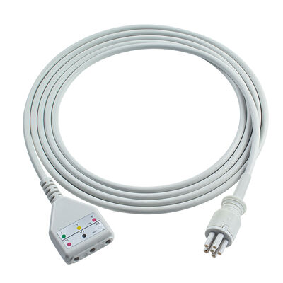 옴론 > 콜린 6핀 커넥터 3 5리드 ECG 트렁크 어댑터 케이블 MC039-55 ECG 확장 케이블 Din 스타일